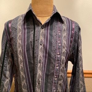 Kenneth Cole💯 button down shirt Large.Worn twice